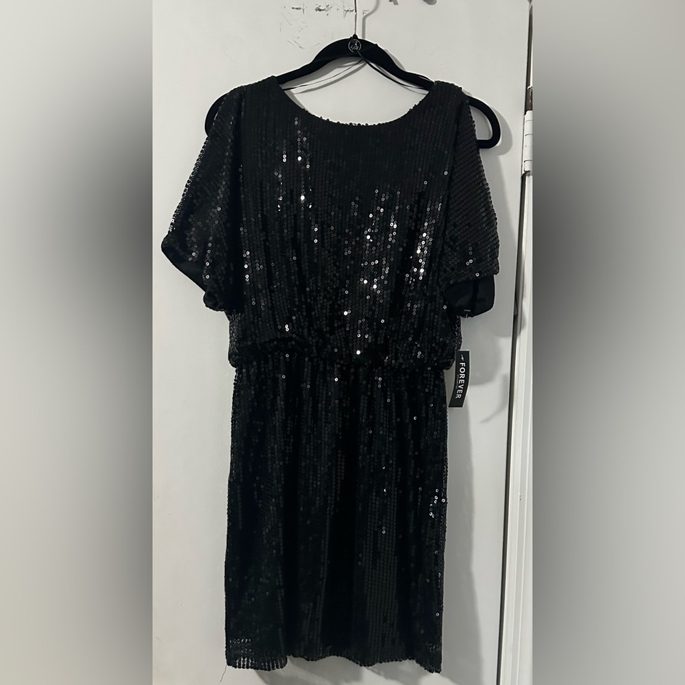 Forever 21 Black Sequin Dress